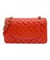 CHANEL (シャネル) マトラッセ25/Wフラップチェーンショルダーバッグ オレンジ サイズ:25：600000円