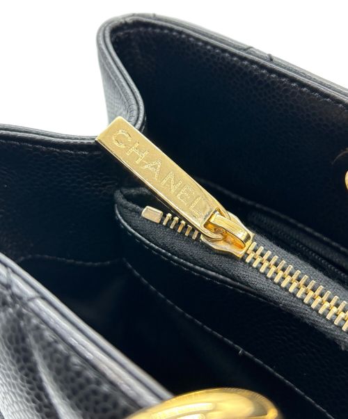 CHANEL（シャネル）CHANEL (シャネル) GSTトートバッグ ブラックの古着・服飾アイテム