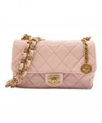 CHANELシャネル）の古着「マトラッセ 23/チェーンショルダーバッグ」｜ピンク