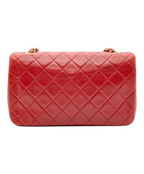 CHANEL（シャネル）CHANEL (シャネル) チェーンショルダーバッグ/マトラッセ レッド サイズ:23の古着・服飾アイテム