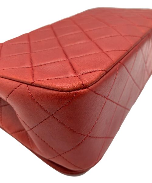 CHANEL（シャネル）CHANEL (シャネル) チェーンショルダーバッグ/マトラッセ レッド サイズ:23の古着・服飾アイテム