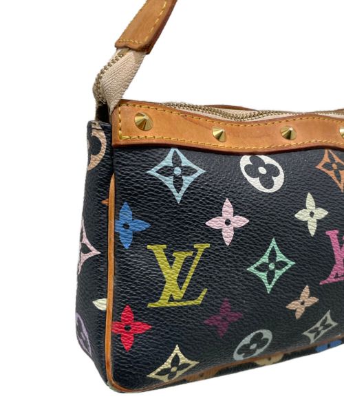 LOUIS VUITTON（ルイ ヴィトン）LOUIS VUITTON (ルイ ヴィトン) ポシェット アクセソワール モノグラム マルチカラー ノワールの古着・服飾アイテム