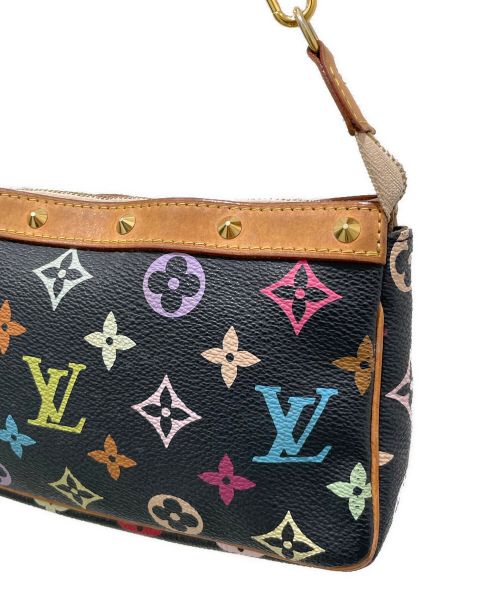 LOUIS VUITTON（ルイ ヴィトン）LOUIS VUITTON (ルイ ヴィトン) ポシェット アクセソワール モノグラム マルチカラー ノワールの古着・服飾アイテム