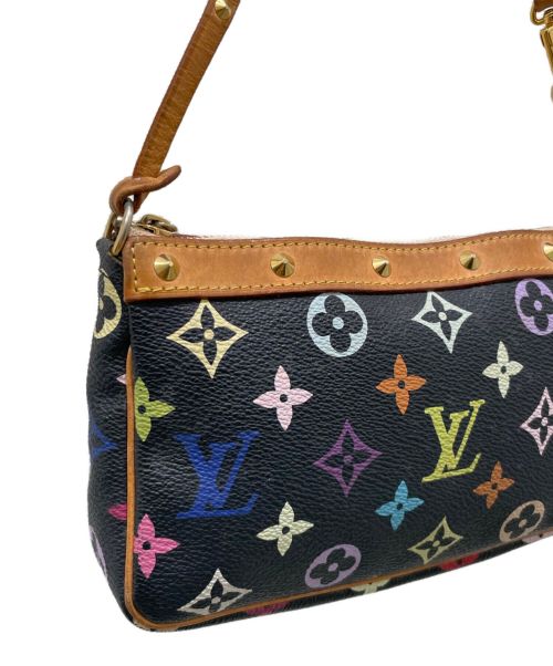 LOUIS VUITTON（ルイ ヴィトン）LOUIS VUITTON (ルイ ヴィトン) ポシェット アクセソワール モノグラム マルチカラー ノワールの古着・服飾アイテム
