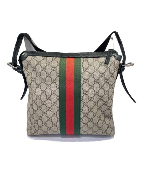 GUCCI（グッチ）GUCCI (グッチ) GGスプリームショルダーバッグ ベージュの古着・服飾アイテム