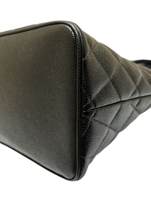 CHANEL（シャネル）CHANEL (シャネル) 復刻トートバッグ ココマーク キャビアスキン ブラックの古着・服飾アイテム