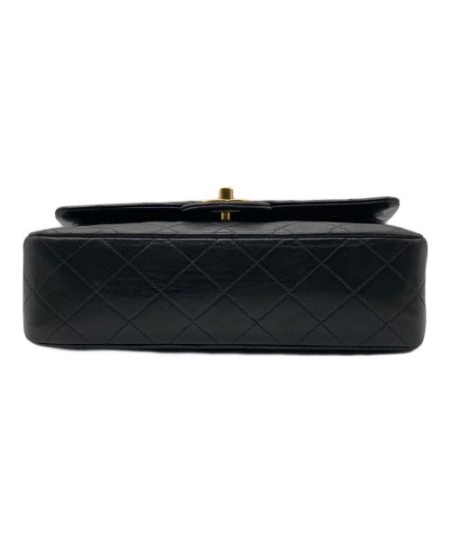 CHANEL（シャネル）CHANEL (シャネル) Wフラップチェーンショルダーバッグ ブラック サイズ:23の古着・服飾アイテム