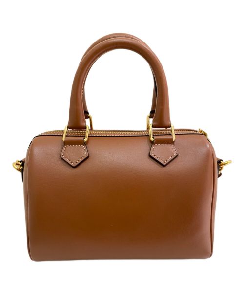 CELINE（セリーヌ）CELINE (セリーヌ) ミニボストンバッグ ブラウンの古着・服飾アイテム