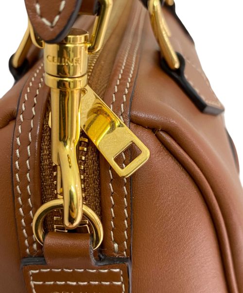 CELINE（セリーヌ）CELINE (セリーヌ) ミニボストンバッグ ブラウンの古着・服飾アイテム