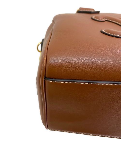 CELINE（セリーヌ）CELINE (セリーヌ) ミニボストンバッグ ブラウンの古着・服飾アイテム