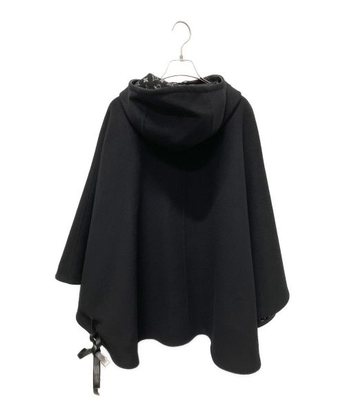 LOUIS VUITTON（ルイ ヴィトン）LOUIS VUITTON (ルイ ヴィトン) モノグラムフーデッドケープコート ブラック サイズ:36の古着・服飾アイテム