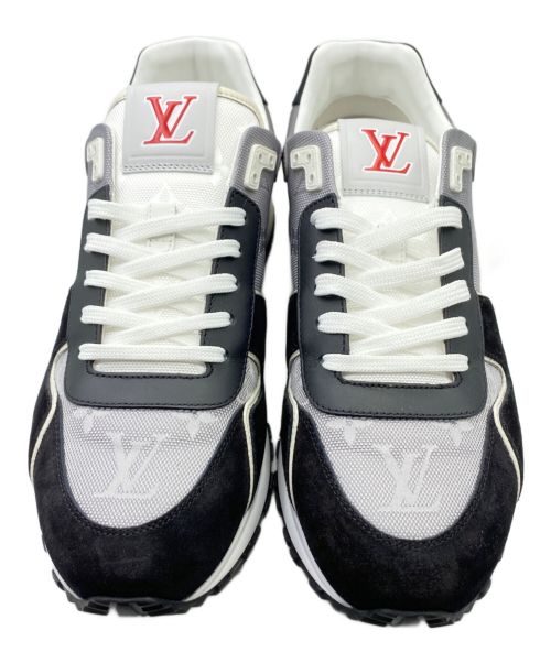LOUIS VUITTON（ルイ ヴィトン）LOUIS VUITTON (ルイ ヴィトン) ランアウェイラインスニーカー ブラック×グレー サイズ:7 1/2の古着・服飾アイテム