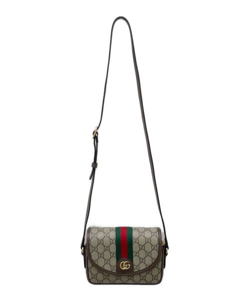 GUCCI（グッチ）GUCCI (グッチ) オフィディア ミニ ショルダーバッグ ベージュの古着・服飾アイテム