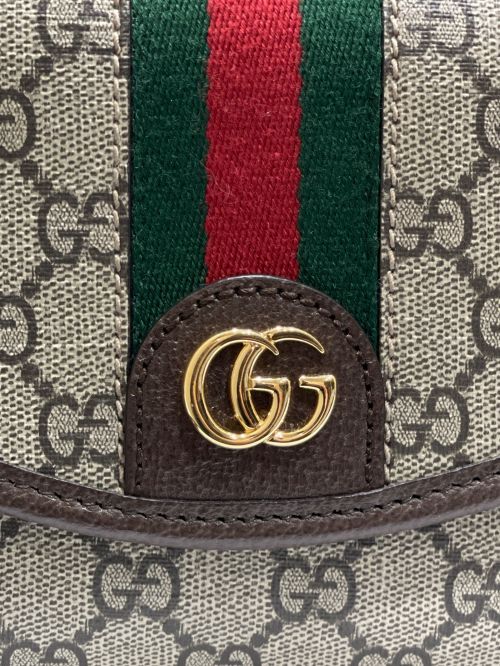 GUCCI（グッチ）GUCCI (グッチ) オフィディア ミニ ショルダーバッグ ベージュの古着・服飾アイテム