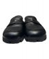 中古・古着 PRADA (プラダ) レザーミュールサンダル ブラック サイズ:8 1/2：70000円