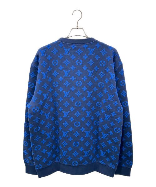 LOUIS VUITTON（ルイ ヴィトン）LOUIS VUITTON (ルイ ヴィトン) モノグラムジャカードスウェット ネイビー サイズ:XXLの古着・服飾アイテム