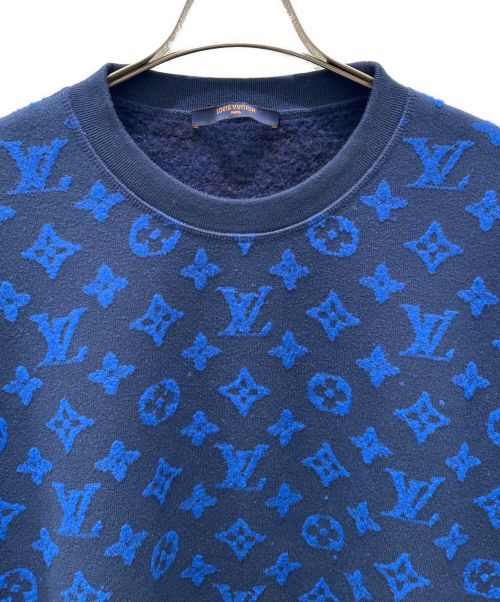 LOUIS VUITTON（ルイ ヴィトン）LOUIS VUITTON (ルイ ヴィトン) モノグラムジャカードスウェット ネイビー サイズ:XXLの古着・服飾アイテム
