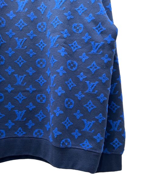 LOUIS VUITTON（ルイ ヴィトン）LOUIS VUITTON (ルイ ヴィトン) モノグラムジャカードスウェット ネイビー サイズ:XXLの古着・服飾アイテム