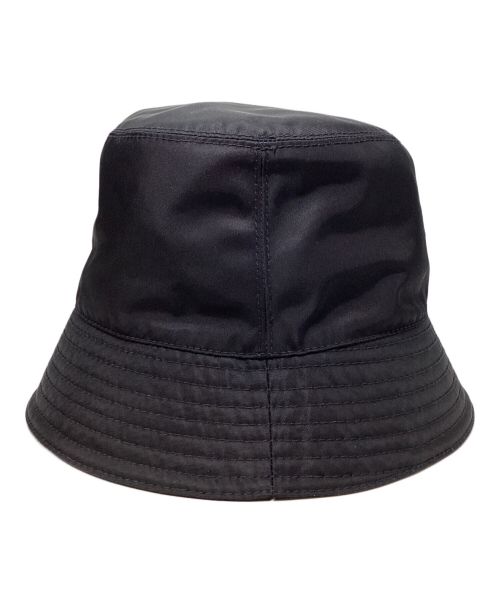 PRADA（プラダ）PRADA (プラダ) Re-Nylon Bucket Hat（リナイロンバケットハット） ブラック サイズ:Sの古着・服飾アイテム