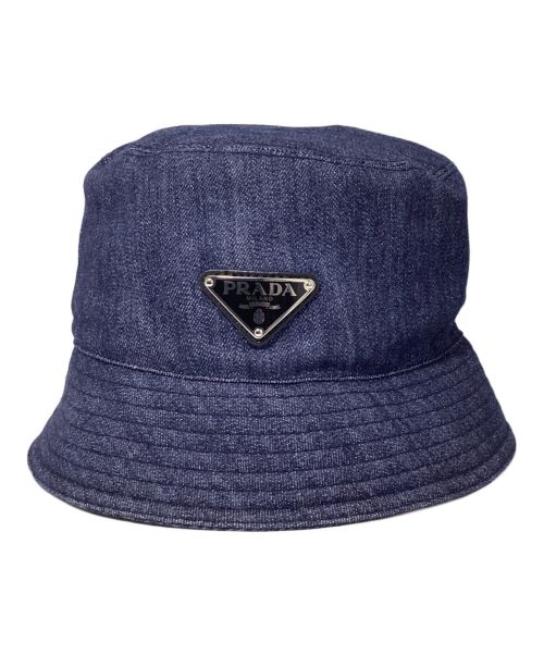 PRADA（プラダ）PRADA (プラダ) Denim bucket hat（デニムバケットハット） サイズ:Lの古着・服飾アイテム