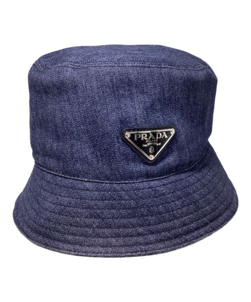 PRADA（プラダ）PRADA (プラダ) Denim bucket hat（デニムバケットハット） サイズ:Lの古着・服飾アイテム