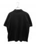 PRADA (プラダ) 三角プレートナイロン切替ポロシャツ ブラック サイズ:M：70000円
