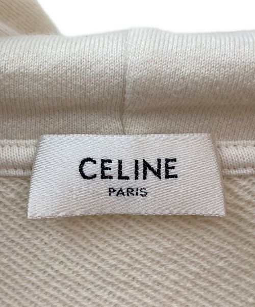 CELINE（セリーヌ）CELINE (セリーヌ) 16PARISロゴパーカー ベージュ サイズ:Mの古着・服飾アイテム