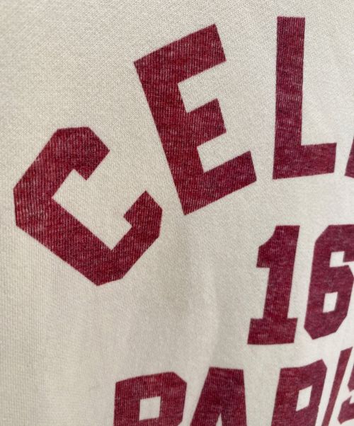 CELINE（セリーヌ）CELINE (セリーヌ) 16PARISロゴパーカー ベージュ サイズ:Mの古着・服飾アイテム