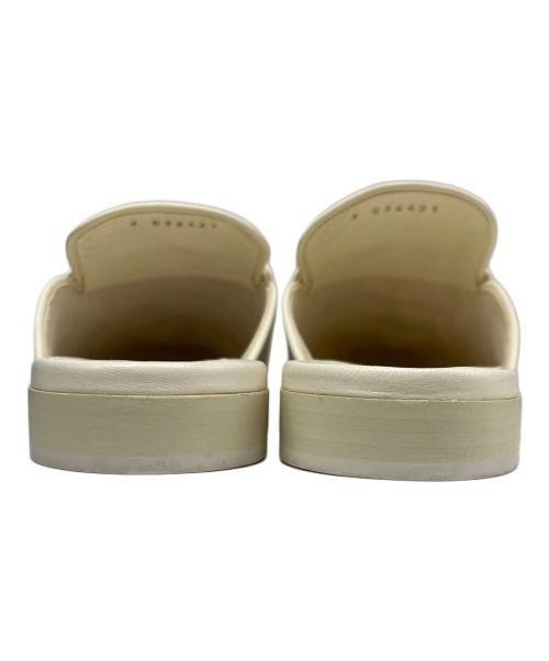 CHANEL（シャネル）CHANEL (シャネル) ココチェーン ミュール ホワイト サイズ:38Cの古着・服飾アイテム