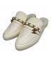 CHANEL（シャネル）の古着「ココチェーン ミュール」｜ホワイト