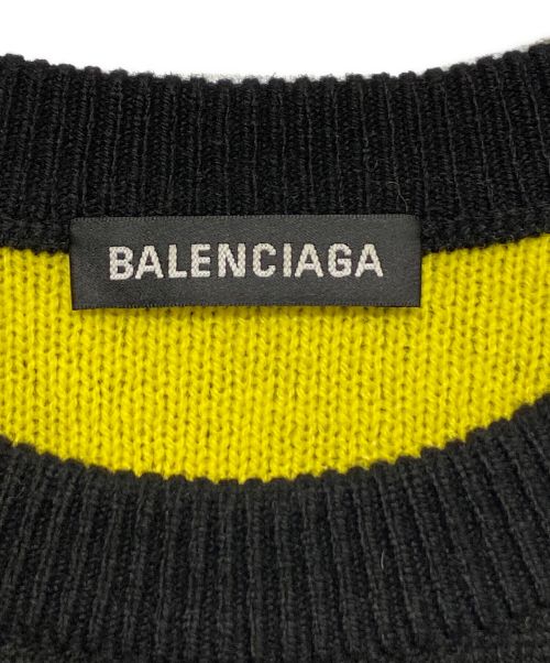 BALENCIAGA（バレンシアガ）BALENCIAGA (バレンシアガ) オールオーバーロゴニット ブラック サイズ:XSの古着・服飾アイテム