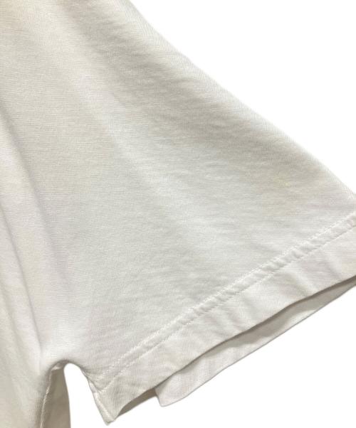 BALENCIAGA（バレンシアガ）BALENCIAGA (バレンシアガ) 18SS ミニロゴオーバーサイズTシャツ/ビッグシルエット ロゴ Tシャツ ホワイト サイズ:XSの古着・服飾アイテム