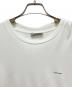 中古・古着 BALENCIAGA (バレンシアガ) 18SS ミニロゴオーバーサイズTシャツ/ビッグシルエット ロゴ Tシャツ ホワイト サイズ:XS：18000円