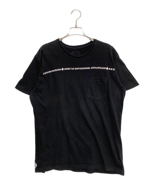 CHROME HEARTS（クロムハーツ）CHROME HEARTS (クロムハーツ) ポケットTシャツ ブラック サイズ:Lの古着・服飾アイテム