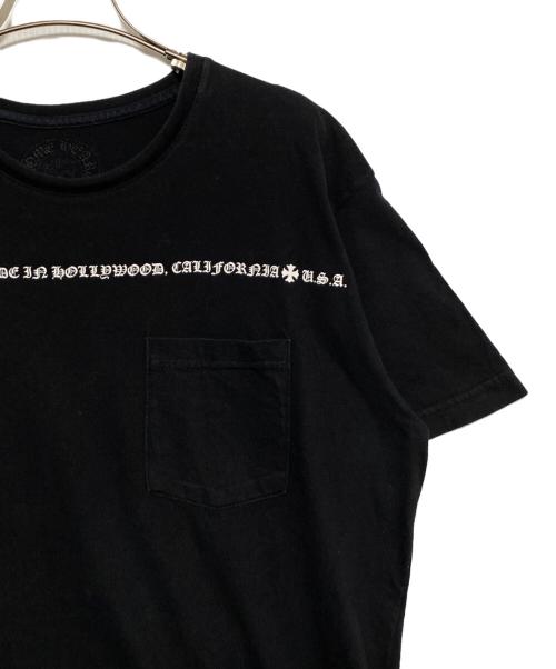CHROME HEARTS（クロムハーツ）CHROME HEARTS (クロムハーツ) ポケットTシャツ ブラック サイズ:Lの古着・服飾アイテム