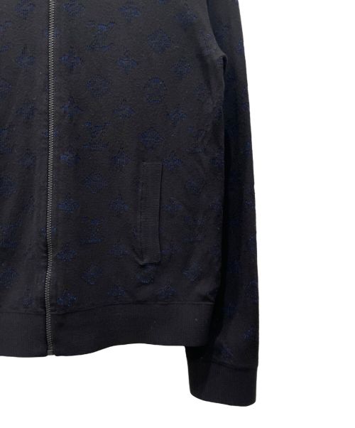 LOUIS VUITTON（ルイ ヴィトン）LOUIS VUITTON (ルイ ヴィトン) ドロップニードルモノグラムジップスウェット ブラック サイズ:Sの古着・服飾アイテム