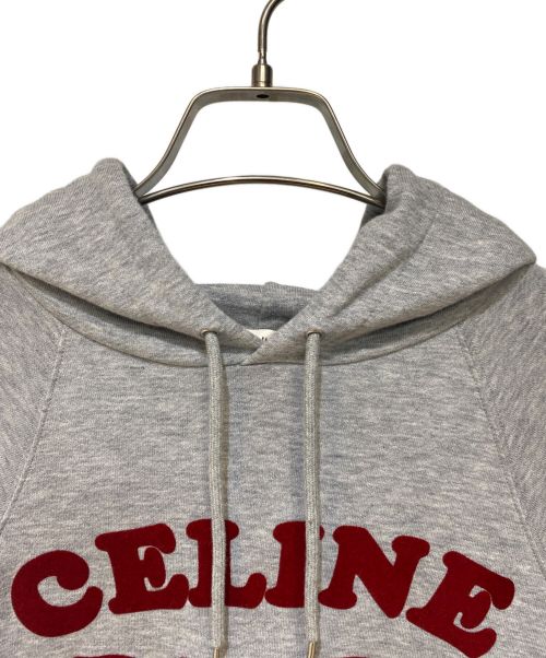 CELINE（セリーヌ）CELINE (セリーヌ) COTTON AND CASHMERE HOODIE（コットンアンドカシミヤフーディー） グレー サイズ:XSの古着・服飾アイテム