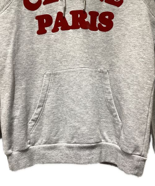 CELINE（セリーヌ）CELINE (セリーヌ) COTTON AND CASHMERE HOODIE（コットンアンドカシミヤフーディー） グレー サイズ:XSの古着・服飾アイテム