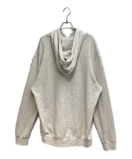 PRADA（プラダ）PRADA (プラダ) Embroidery Logo Hoodie（エンブロイダリーロゴフーディー） アイボリー サイズ:XLの古着・服飾アイテム