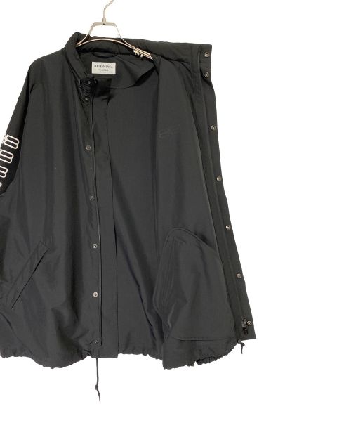 BALENCIAGA（バレンシアガ）BALENCIAGA (バレンシアガ) BBロゴコーチジャケット ブラック サイズ:34の古着・服飾アイテム