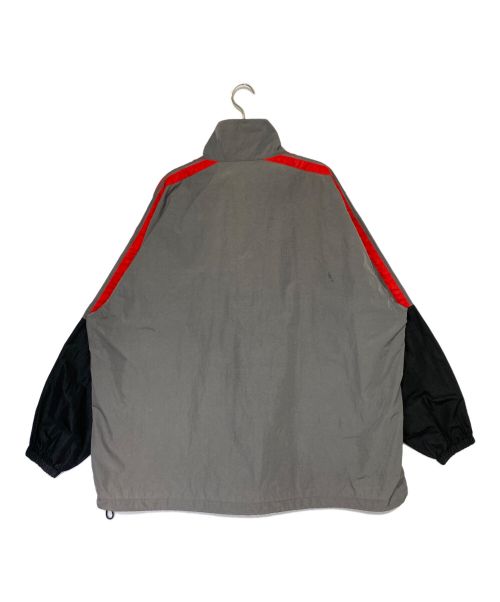 BALENCIAGA（バレンシアガ）BALENCIAGA (バレンシアガ) ナイロンジャケット グレー×ブラック サイズ:46の古着・服飾アイテム