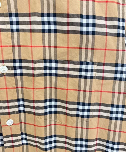 BURBERRY LONDON（バーバリーロンドン）BURBERRY LONDON (バーバリーロンドン) ノヴァチェックシャツ ブラウン サイズ:Sの古着・服飾アイテム