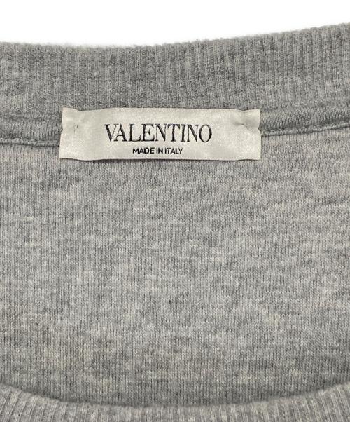 VALENTINO（ヴァレンティノ）VALENTINO (ヴァレンティノ) VLTNロゴスウェット グレー サイズ:Lの古着・服飾アイテム