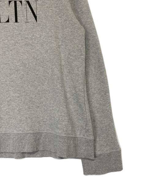 VALENTINO（ヴァレンティノ）VALENTINO (ヴァレンティノ) VLTNロゴスウェット グレー サイズ:Lの古着・服飾アイテム