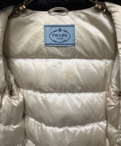 PRADA（プラダ）PRADA (プラダ) ダウンコート ブラック サイズ:38の古着・服飾アイテム
