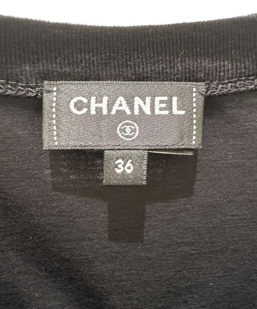 CHANEL（シャネル）CHANEL (シャネル) ココマークカットワンピース ブラック サイズ:36の古着・服飾アイテム