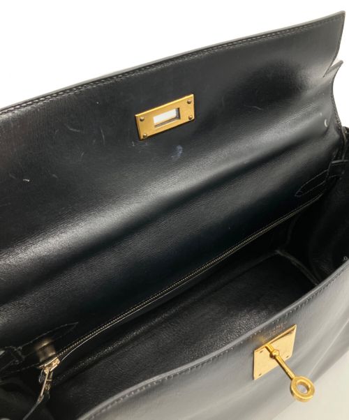 HERMES（エルメス）HERMES (エルメス) ケリー32/2WAYバッグ/ハンドバッグ/内縫い ブラック サイズ:32の古着・服飾アイテム