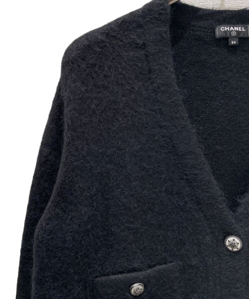 CHANEL（シャネル）CHANEL (シャネル) 4ポケットカーディガン ブラック サイズ:34の古着・服飾アイテム