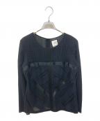 CHANELシャネル）の古着「ブラウス」｜ブラック