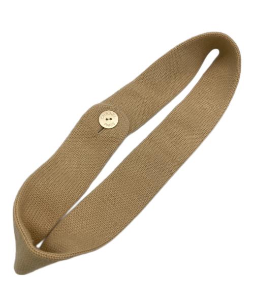 CHANEL（シャネル）CHANEL (シャネル) ココマークベルトカシミヤニット ベージュ サイズ:38の古着・服飾アイテム